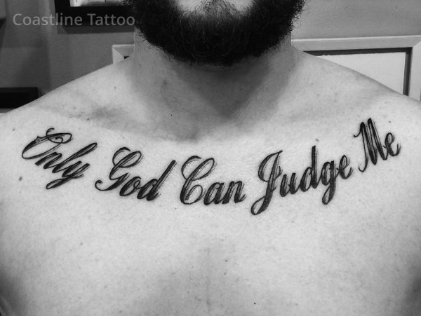 Тату only God can judge