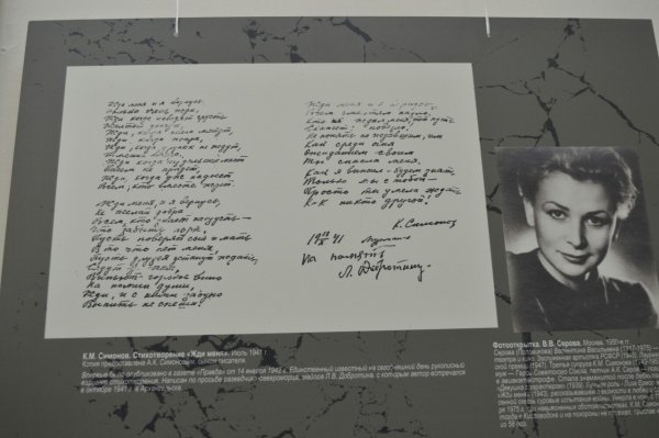 Жди меня и я вернусь стихотворение