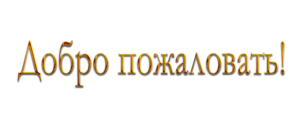 Добро пожаловать!