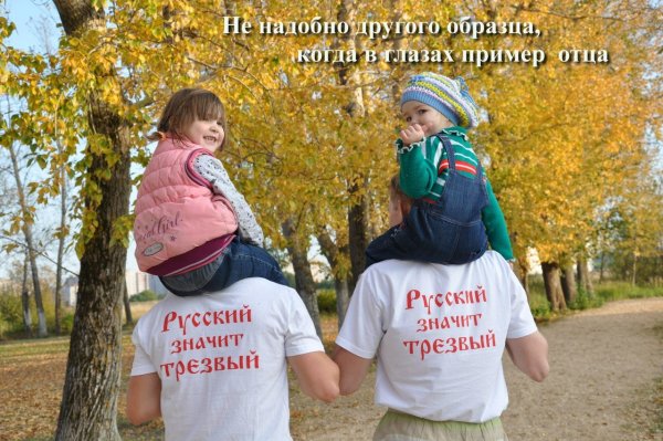 Трезвость семья