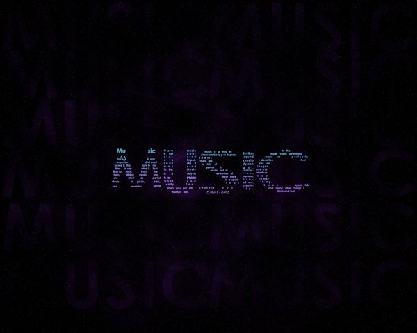 Music фото надпись