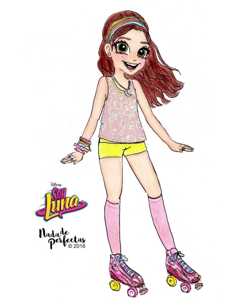 Раскраска soy Luna