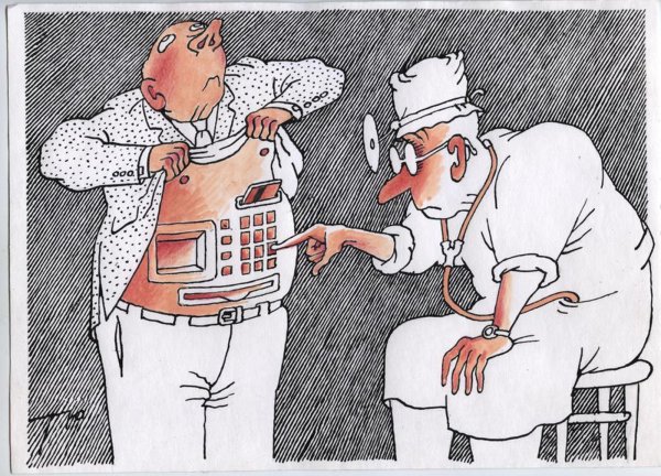 Платная медицина карикатура