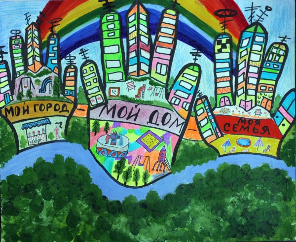 Рисунок на день города
