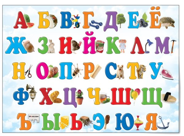 Азбука картинки для детей