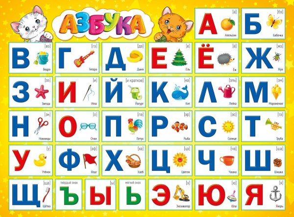 Плакат алфавит