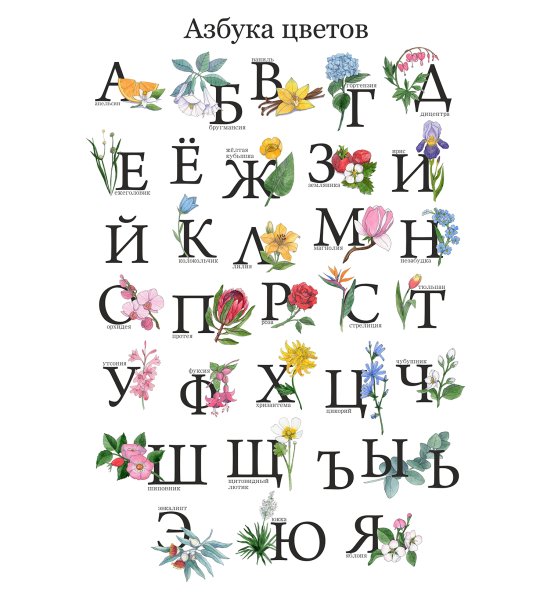 Азбука растений и цветов