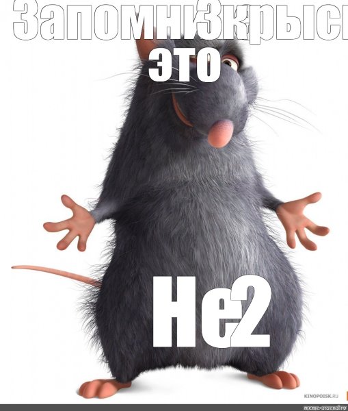 Крыса Рататуй Мем