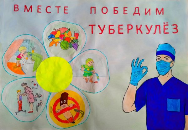 Плакат борьба с туберкулезом