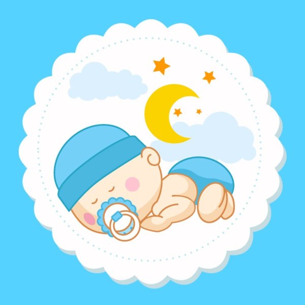 Стикеры новорожденному мальчик