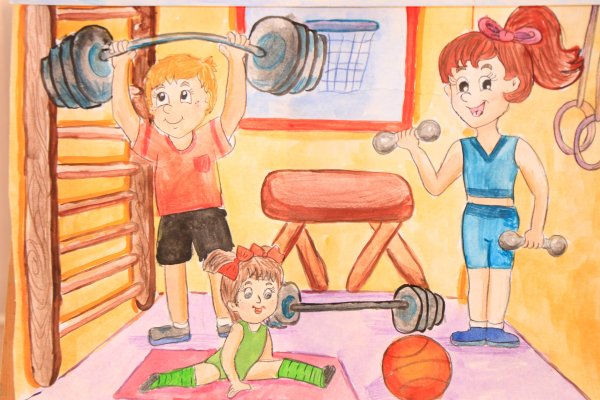 Рисунок на тему здоровый образ жизни