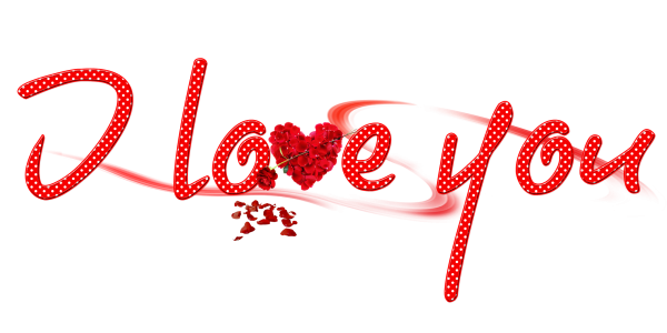 Love на прозрачном фоне
