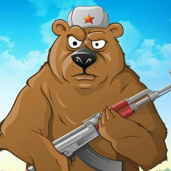 Медведь с автоматом