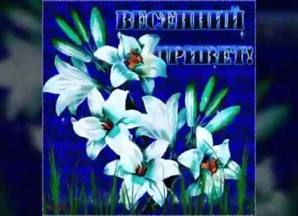 Весенний привет открытки