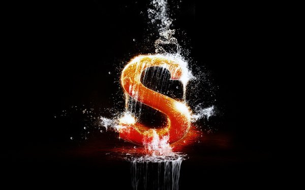 Креативная буква s