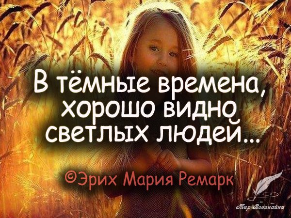 Светлые люди цитаты