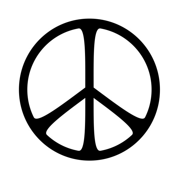Знак хиппи перевернутый