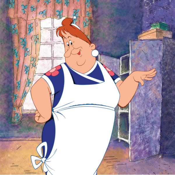 Карлсон и Фрекен бок