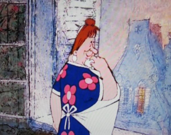 Карлсон Фрекен бок мультфильм