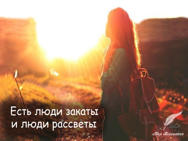 Высказывания про закат