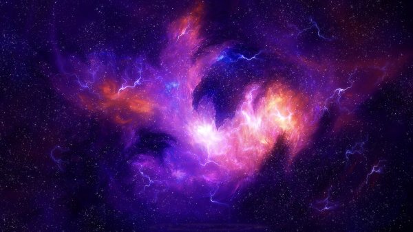 Фиолетовый космос