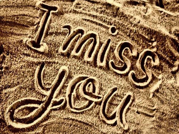 I Miss you надпись