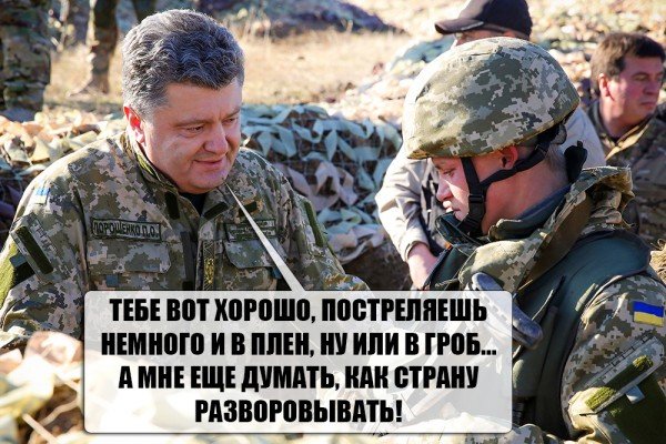 Украинская армия на Донбассе демотиваторы