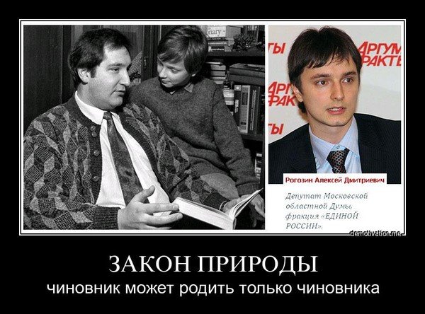 Демотиваторы дети чиновников