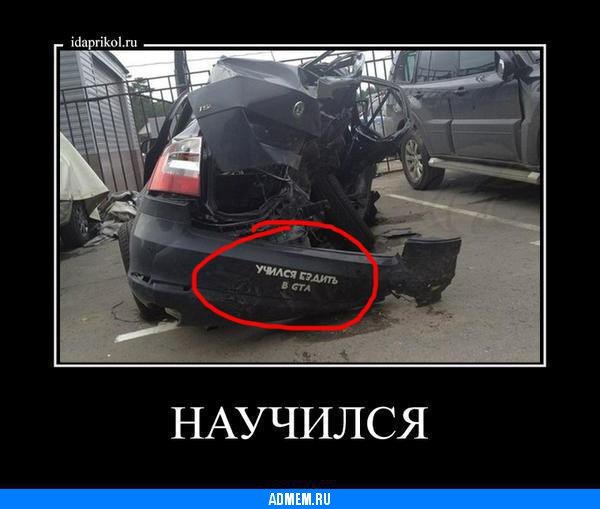 Приколы про сдачу на права