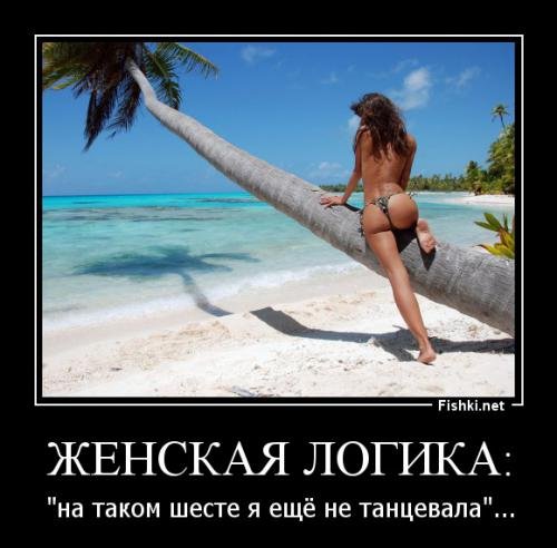 Женская логика демотиватор