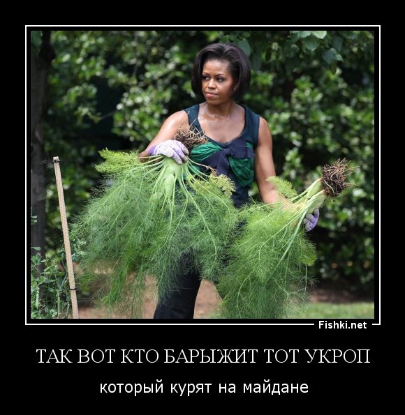 Прикольный укроп