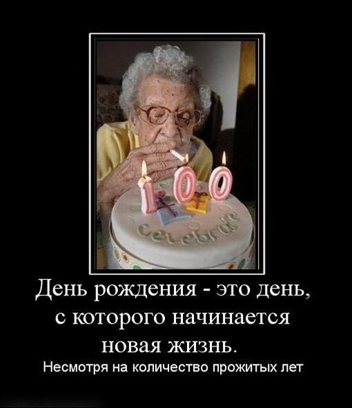 С днем рождения демотиватор