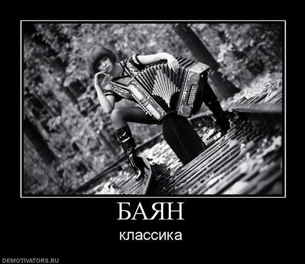 Баян демотиватор