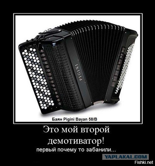 Баян демотиватор