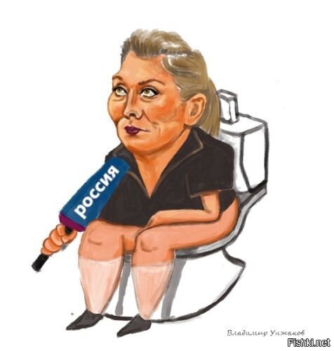 Карикатура на Скабееву