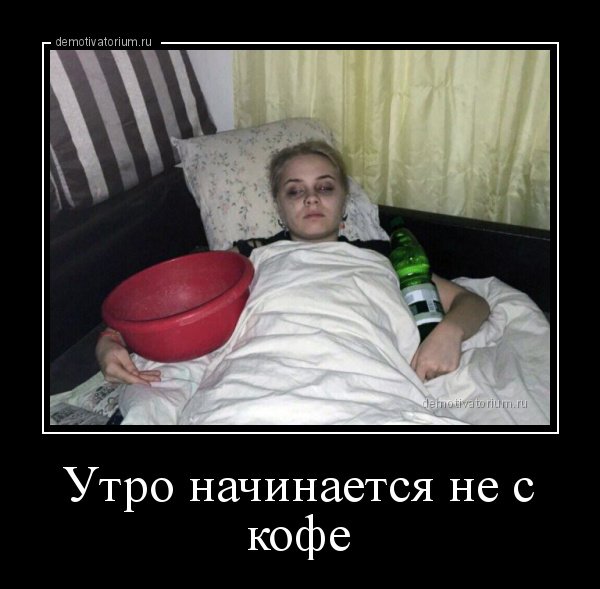 Похмелье демотиваторы