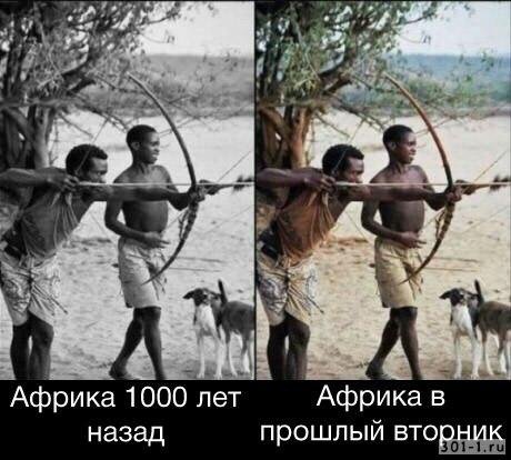 Демотиваторы про африканцев