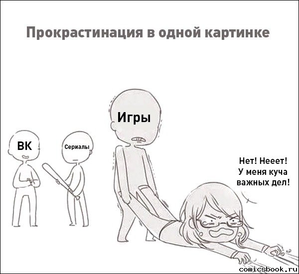 Приколы про прокрастинацию