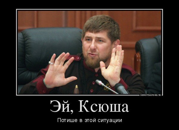 Кадыров демотиваторы