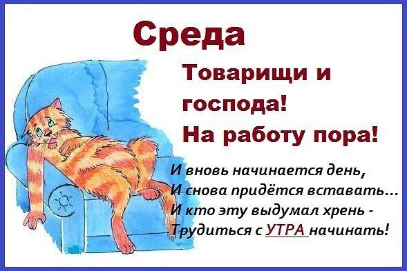 Пожелания на среду