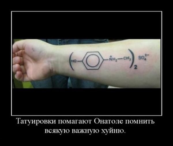 Демотиваторы про Татуировки