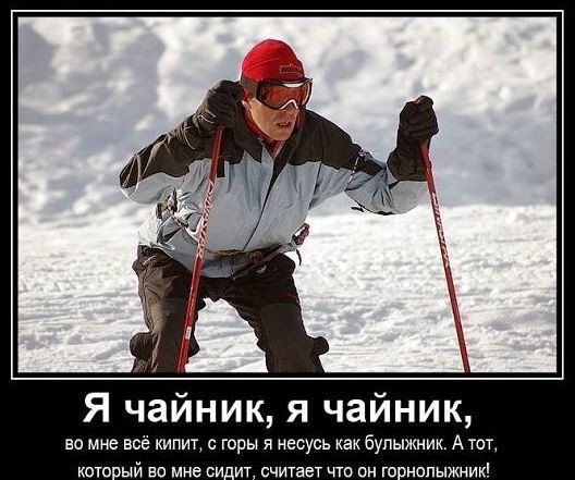 Демотиватор лыжи (44 фото)
