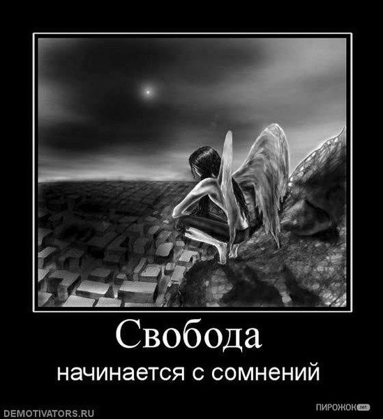 Свобода выбора демотиватор