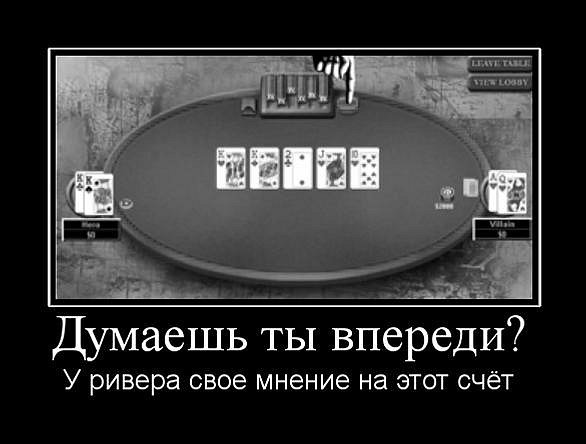 Покер демотиваторы