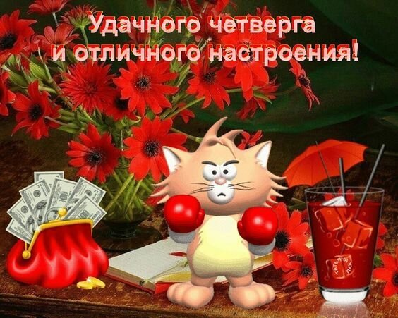 Удачного четверга и хорошего настроения