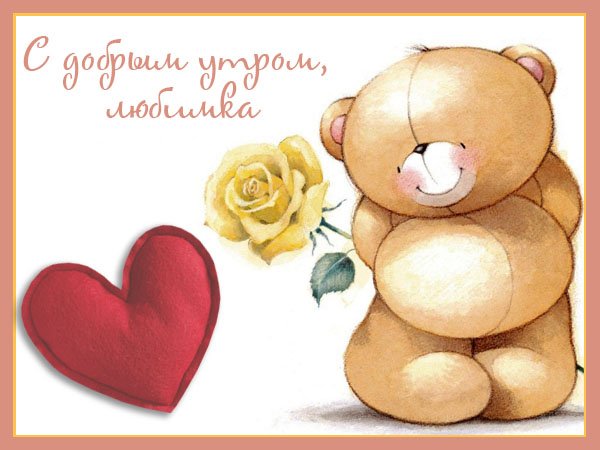 Доброе утро любимая мишки