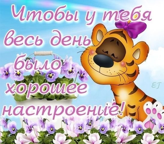 Хорошего настроения на весь день