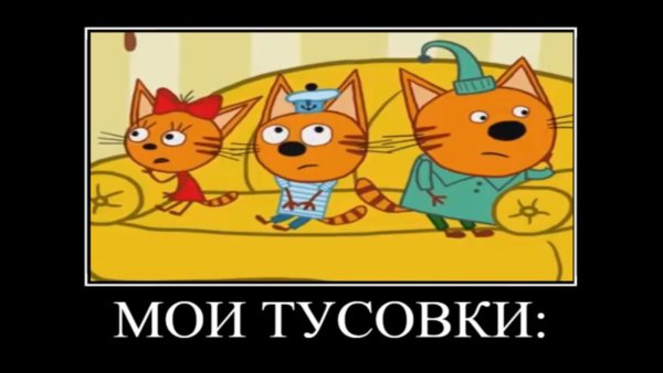 Муд три кота демотиватор 3