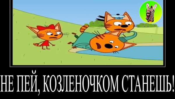 Муд три кота демотиватор