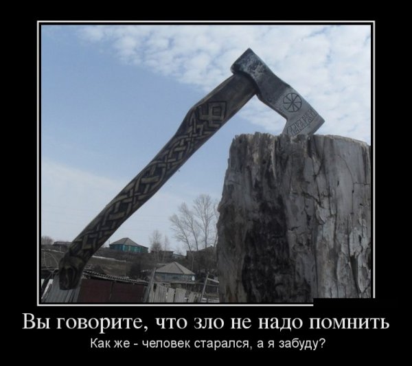 Топор демотиваторы